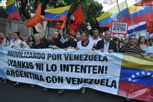 La CTA marchó en defensa de la Revolución Bolivariana